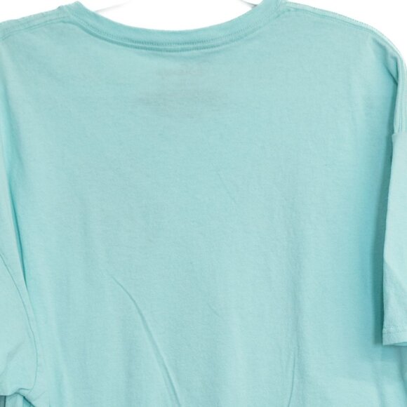 Disney Mickey Mouse Size 2X Distressed Vintage Style Graphic Tee in Mint Green - Picture 7 of 8